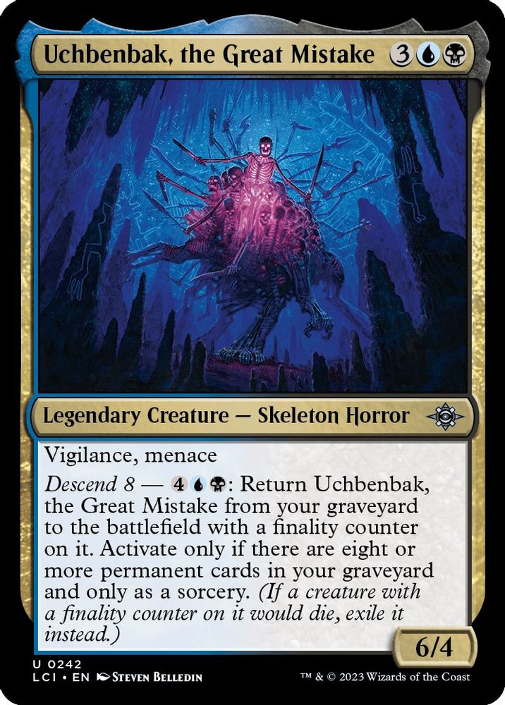 2023 Magic: The Gathering: The Lost Caverns of Ixalan (LCI) - Uchbenbak the Great Mistake (#242, Uncommon) (, Near Mint)