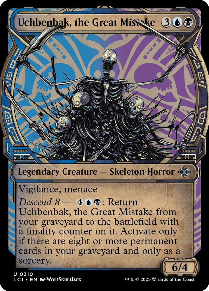 2023 Magic: The Gathering: The Lost Caverns of Ixalan (LCI) - Uchbenbak the Great Mistake Showcase (#310, Uncommon) (, Near Mint)