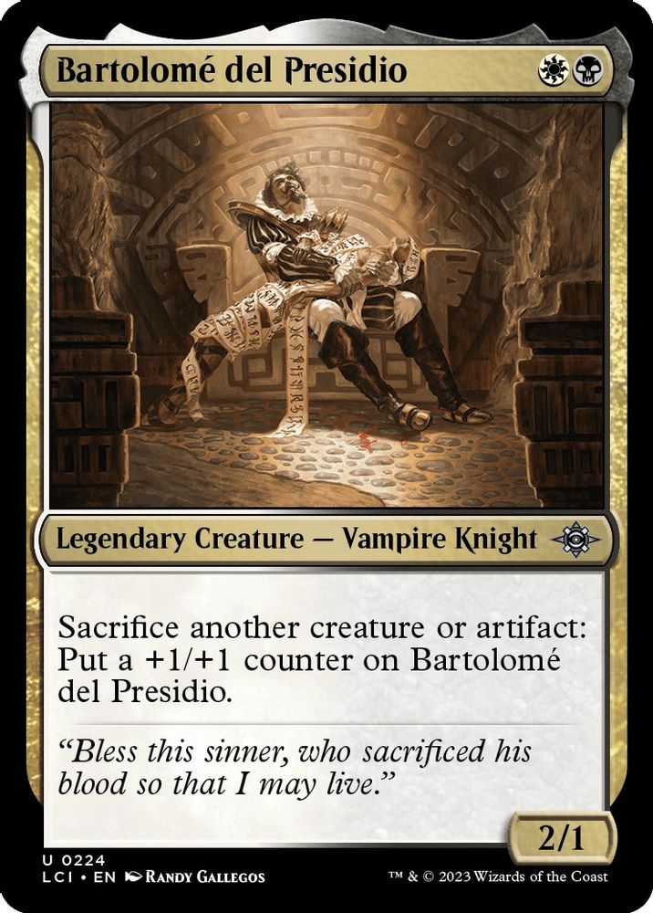 2023 Magic: The Gathering: The Lost Caverns of Ixalan (LCI) - Bartolome del Presidio (#224, Uncommon) (, Near Mint)