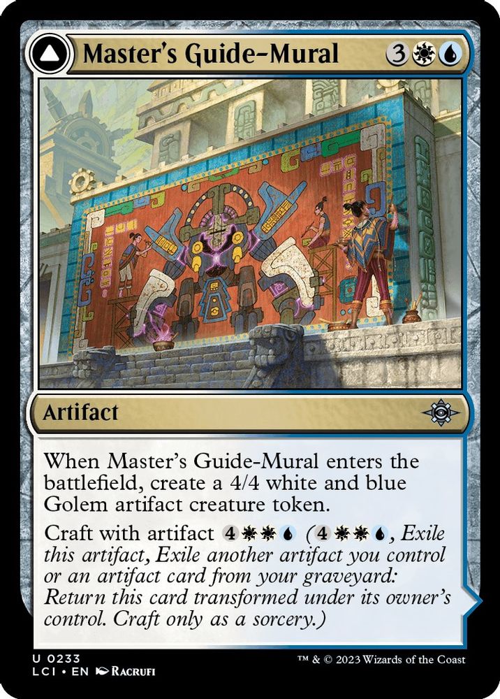 2023 Magic: The Gathering: The Lost Caverns of Ixalan (LCI) - Masters Guide Mural (#233, Uncommon) (, Near Mint)