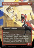 2023 Magic: The Gathering: The Lost Caverns of Ixalan (LCI) - Belligerent Yearling Borderless (#320, Uncommon) (, Near Mint)