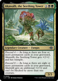 2023 Magic: The Gathering: The Lost Caverns of Ixalan (LCI) - Akawalli the Seething Tower (#220, Uncommon) (, Near Mint)