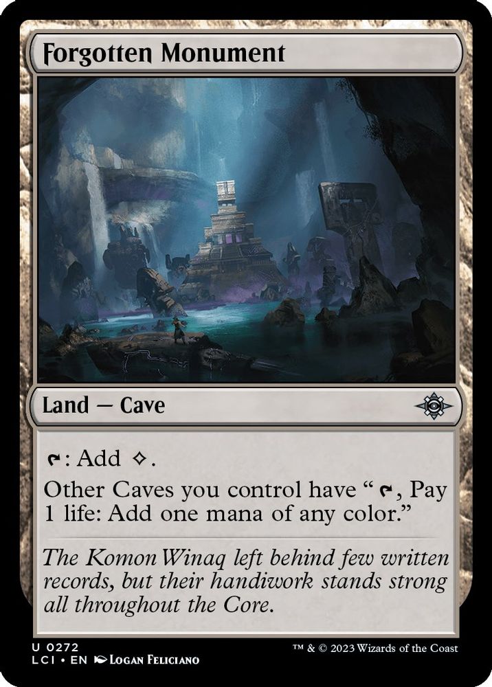 2023 Magic: The Gathering: The Lost Caverns of Ixalan (LCI) - Forgotten Monument (#272, Uncommon) (, Near Mint)