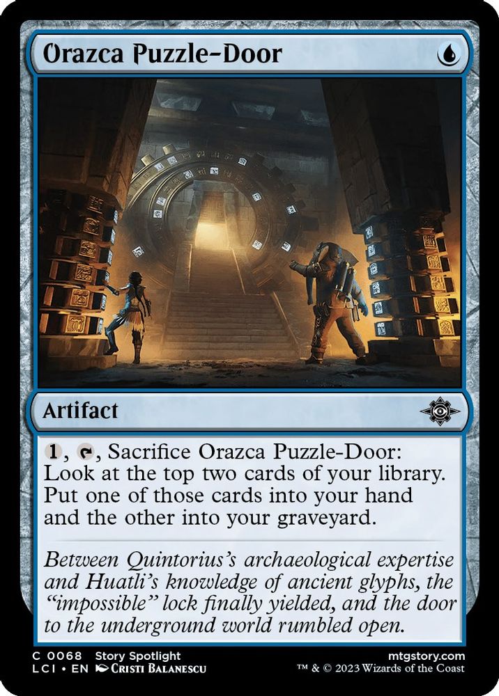 2023 Magic: The Gathering: The Lost Caverns of Ixalan (LCI) - Orazca Puzzle Door (#68, Common)