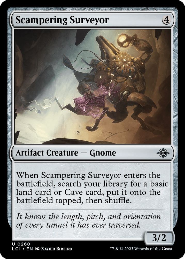 2023 Magic: The Gathering: The Lost Caverns of Ixalan (LCI) - Scampering Surveyor (#260, Uncommon) (, Near Mint)