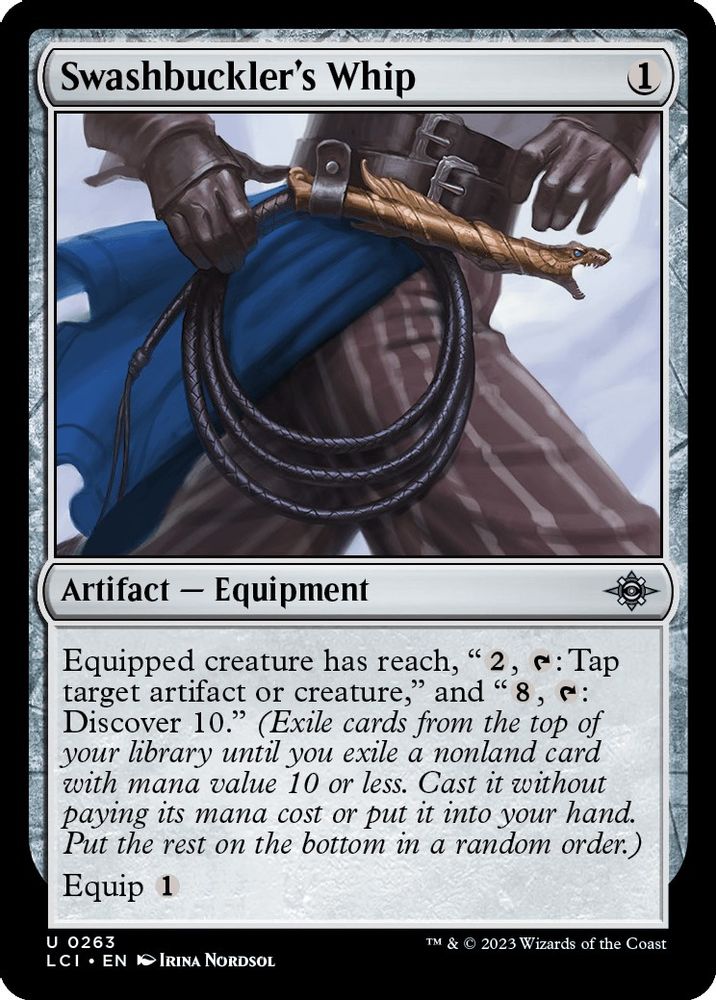 2023 Magic: The Gathering: The Lost Caverns of Ixalan (LCI) - Swashbucklers Whip (#263, Uncommon) (, Near Mint)