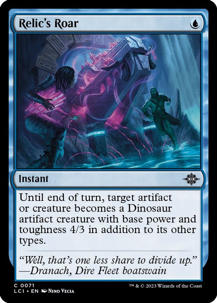 2023 Magic: The Gathering: The Lost Caverns of Ixalan (LCI) - Relics Roar (#71, Common)