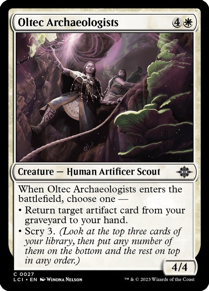 2023 Magic: The Gathering: The Lost Caverns of Ixalan (LCI) - Oltec Archaeologists (#27, Common) (, Near Mint)
