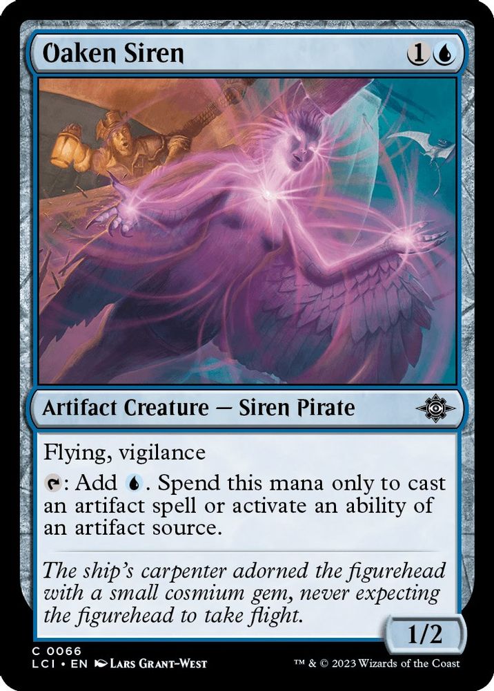 2023 Magic: The Gathering: The Lost Caverns of Ixalan (LCI) - Oaken Siren (#66, Common)