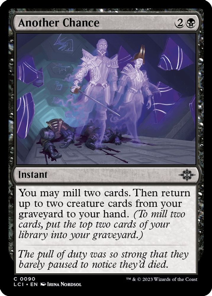 2023 Magic: The Gathering: The Lost Caverns of Ixalan (LCI) - Another Chance (#90, Common) (, Near Mint)