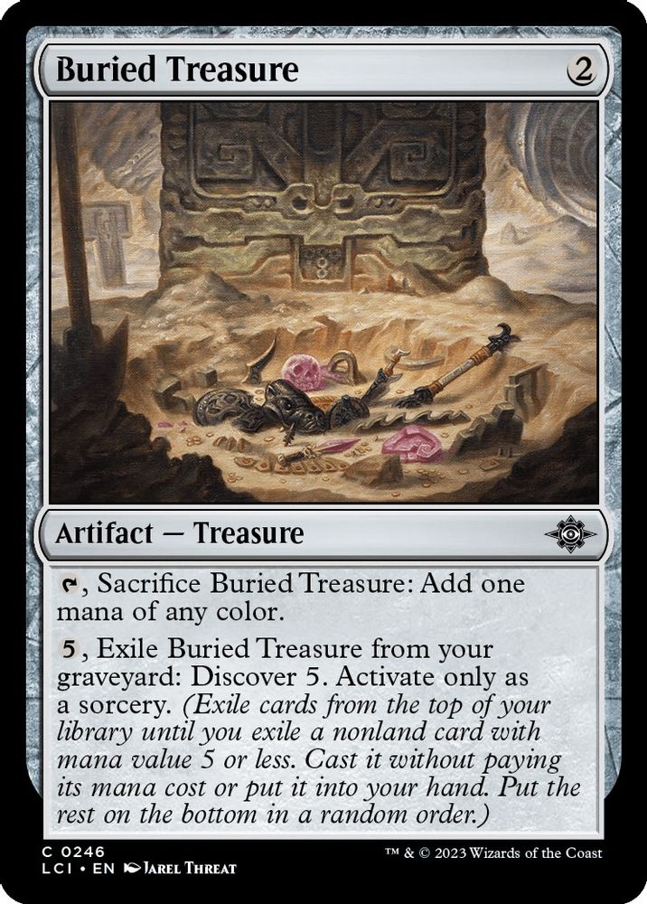 2023 Magic: The Gathering: The Lost Caverns of Ixalan (LCI) - Buried Treasure (#246, Common) (, Near Mint)