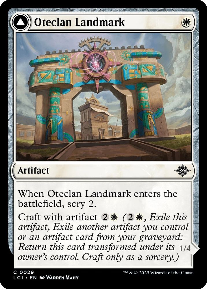 2023 Magic: The Gathering: The Lost Caverns of Ixalan (LCI) - Oteclan Landmark (#29, Common) (, Near Mint)