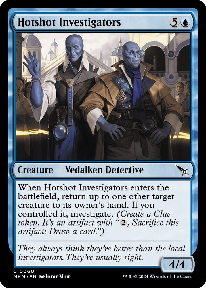 2024 Magic: The Gathering: Murders at Karlov Manor (MKM) - Hotshot Investigators (#60, Common)