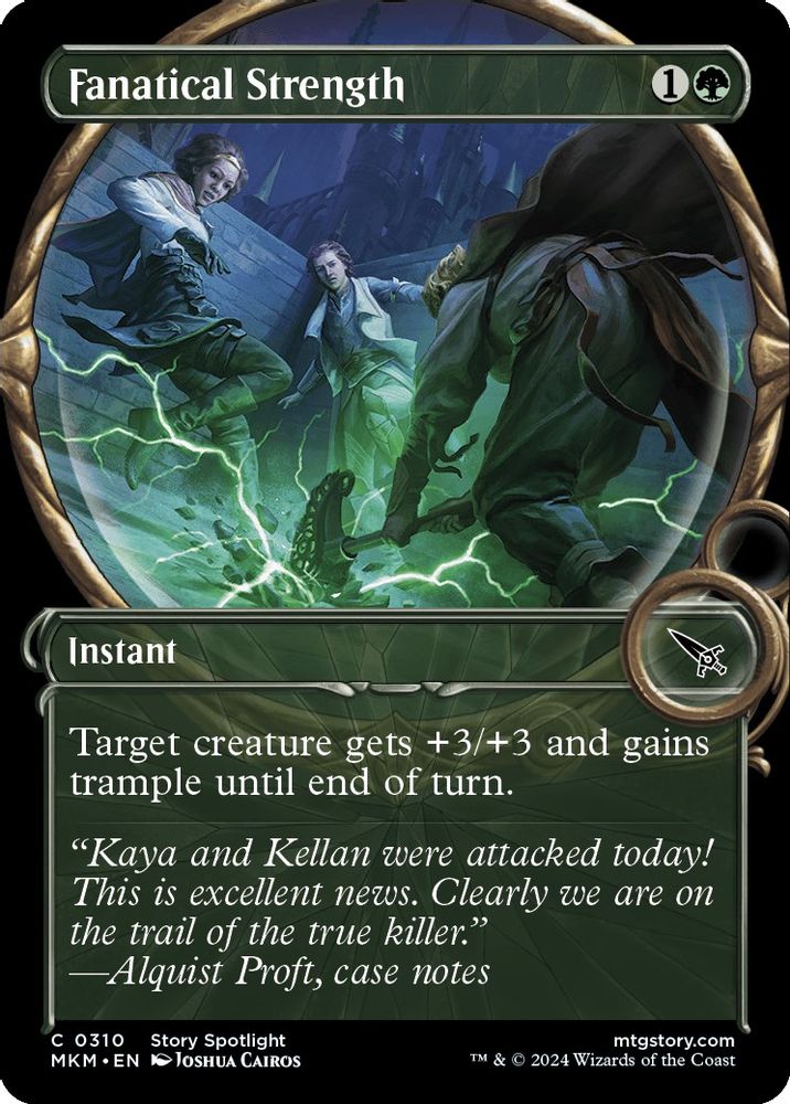2024 Magic: The Gathering: Murders at Karlov Manor (MKM) - Fanatical Strength Showcase (#310, Common)