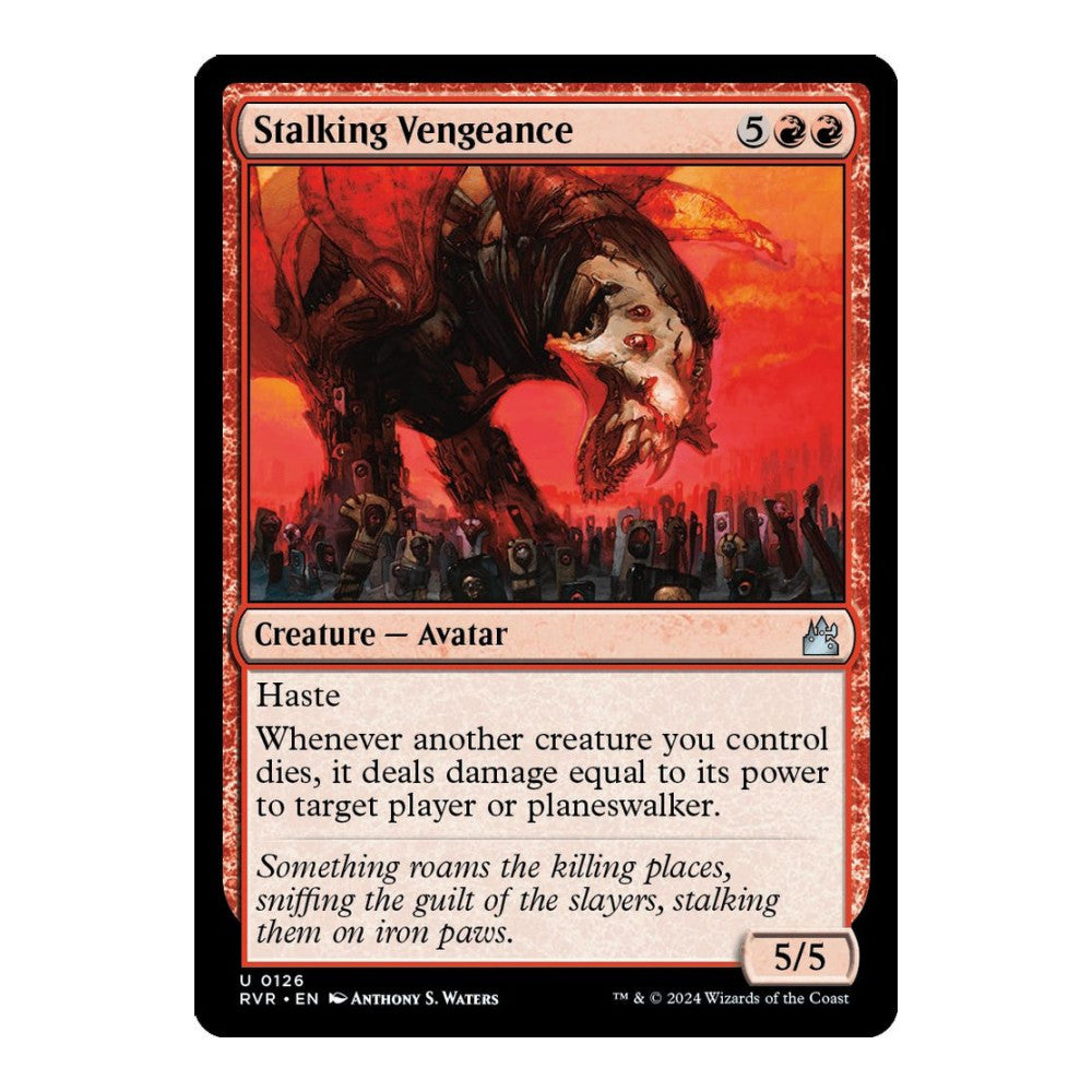 2024 Magic: The Gathering: Ravnica Remastered (RVR) - Stalking Vengeance (#126, Uncommon) (Foil, Near Mint)