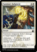 2024 Magic: The Gathering: Ravnica Remastered (RVR) - Summary Judgment (#27, Common) (, Near Mint)