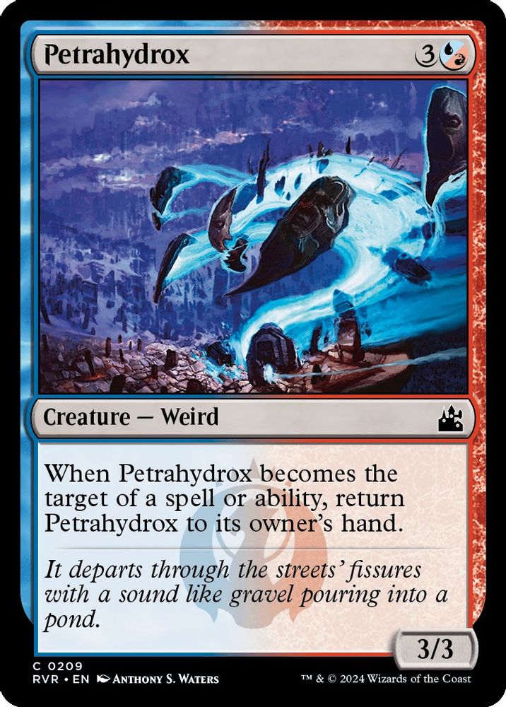 2024 Magic: The Gathering: Ravnica Remastered (RVR) - Petrahydrox (#209, Common)
