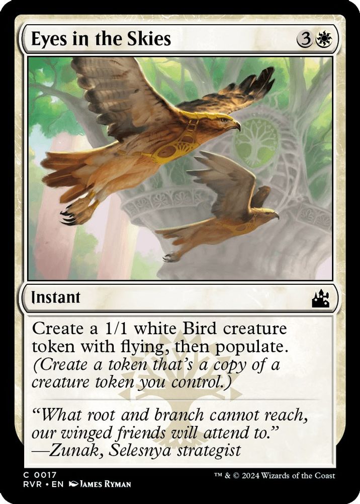 2024 Magic: The Gathering: Ravnica Remastered (RVR) - Eyes in the Skies (#17, Common) (, Near Mint)