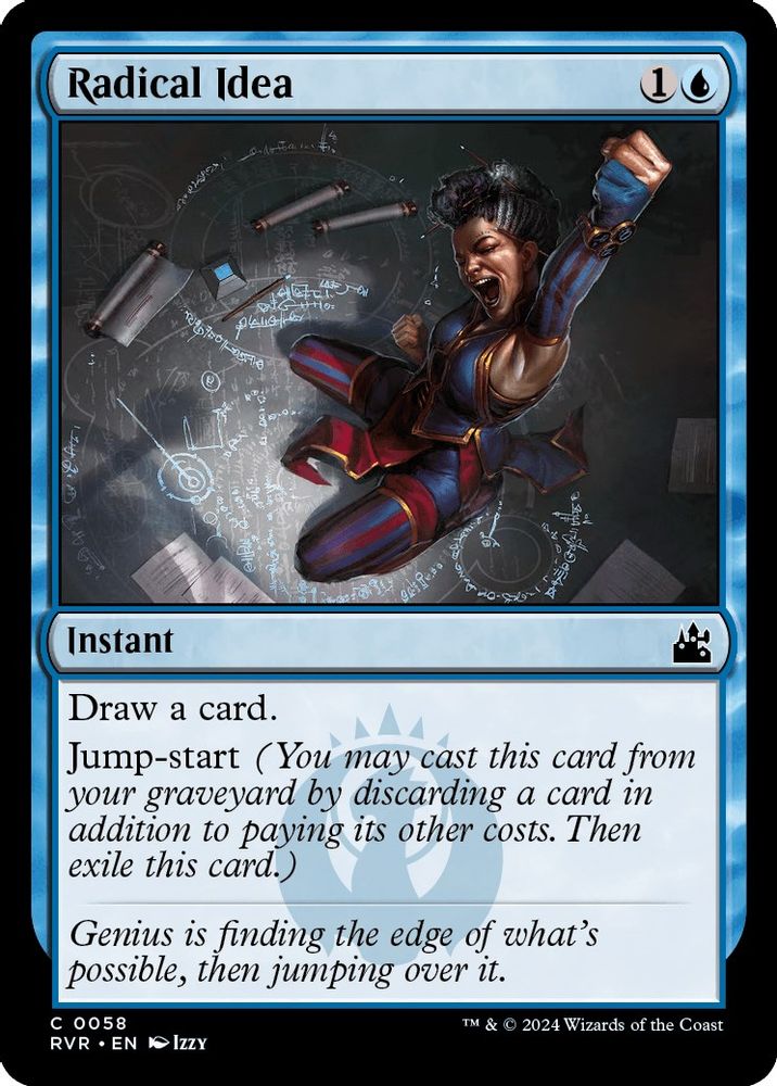 2024 Magic: The Gathering: Ravnica Remastered (RVR) - Radical Idea (#58, Common) (, Near Mint)