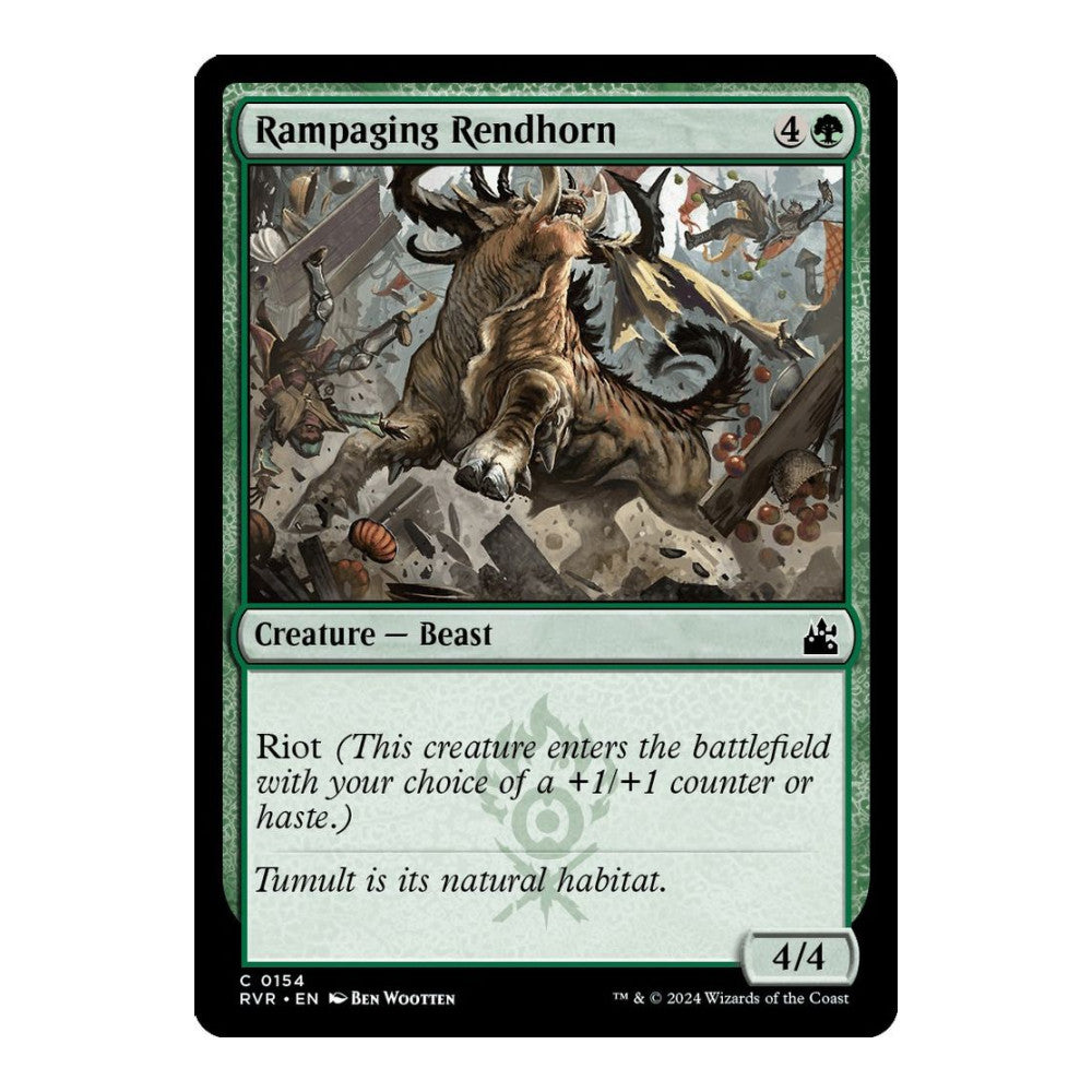 Rampaging Rendhorn - Ravnica Remastered () - Near Mint -