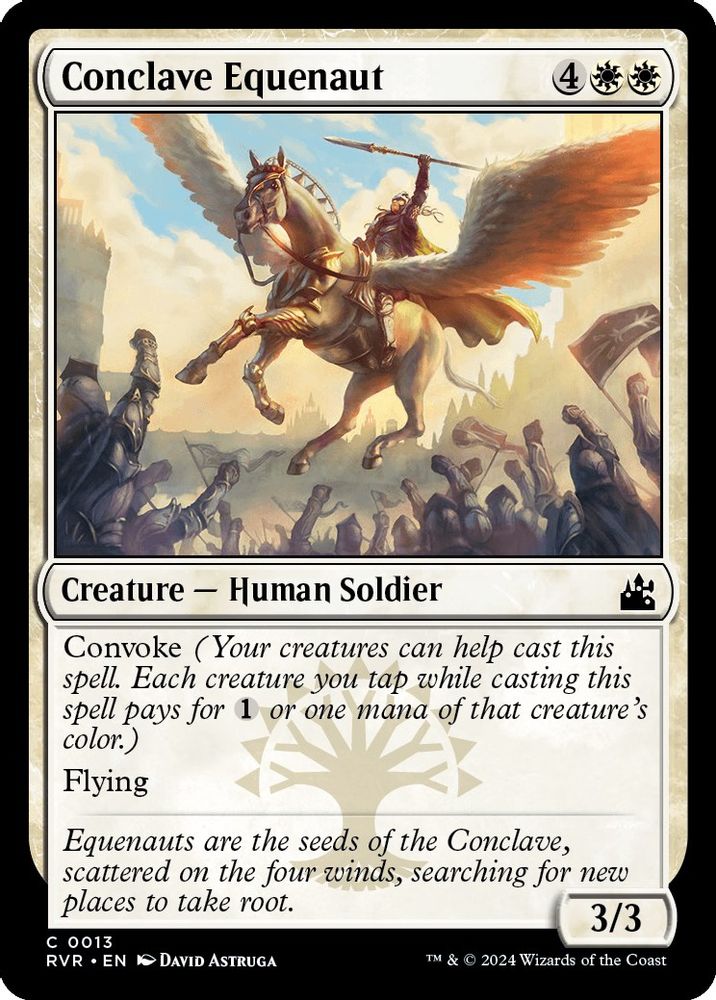 2024 Magic: The Gathering: Ravnica Remastered (RVR) - Conclave Equenaut (#13, Common) (, Near Mint)