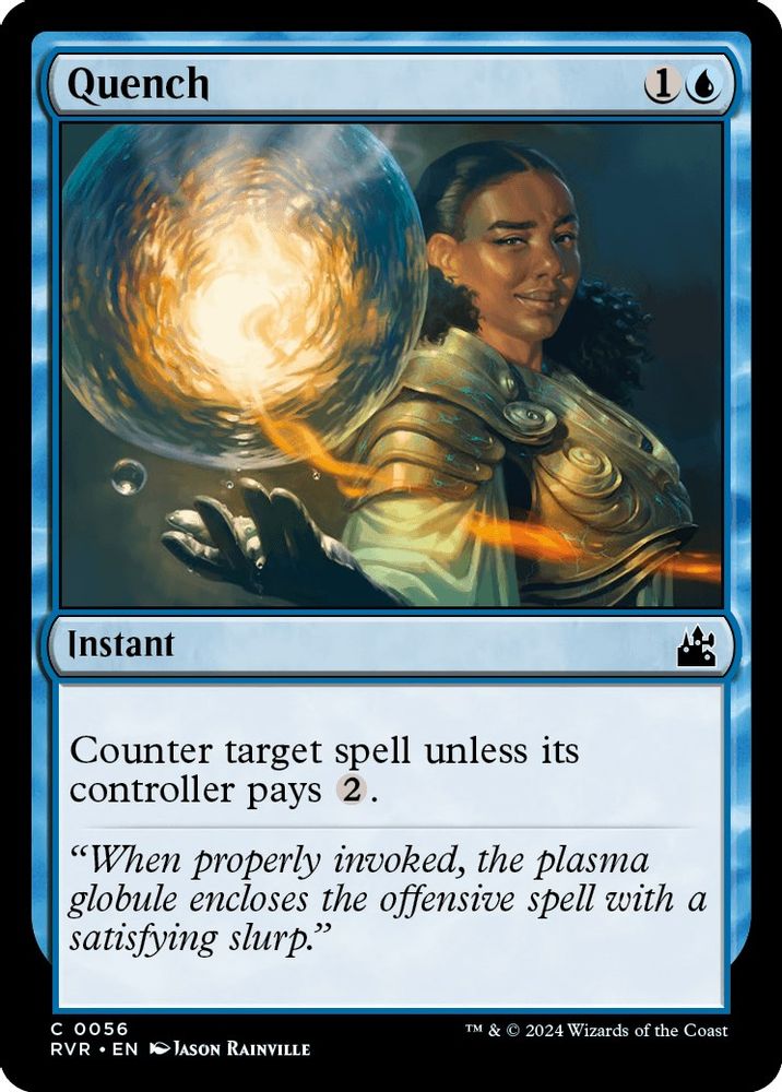2024 Magic: The Gathering: Ravnica Remastered (RVR) - Quench (#56, Common)
