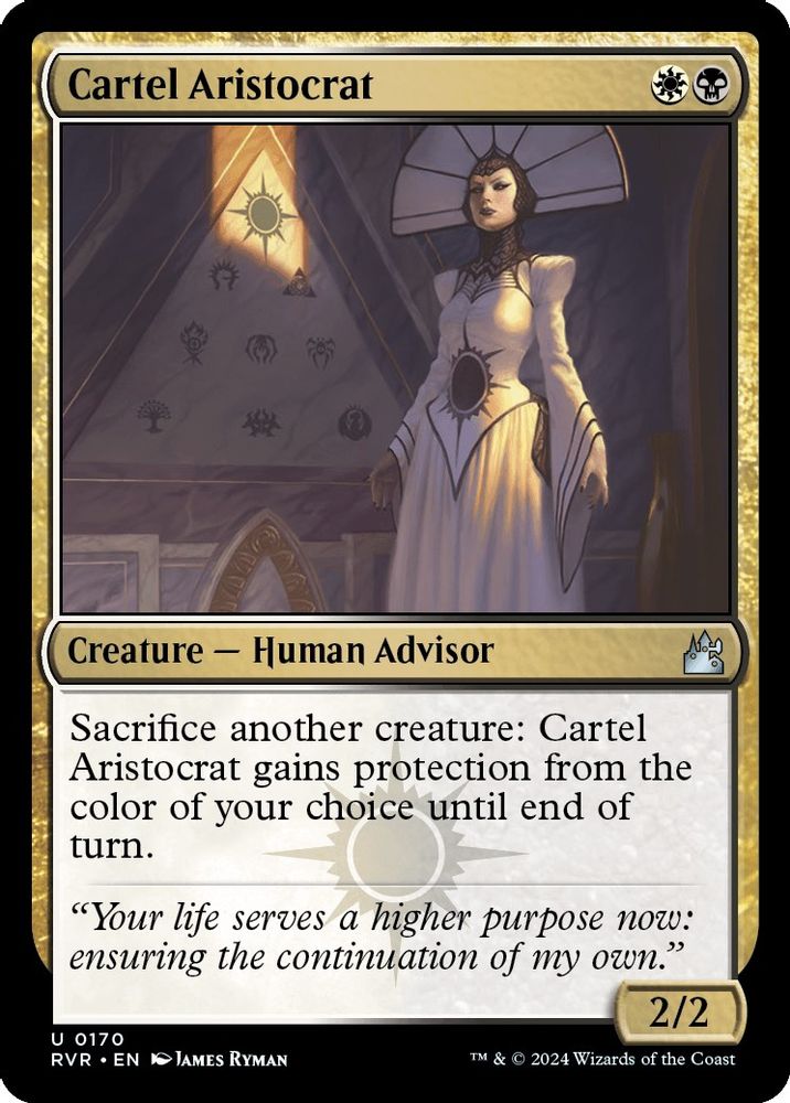 2024 Magic: The Gathering: Ravnica Remastered (RVR) - Cartel Aristocrat (#170, Uncommon)