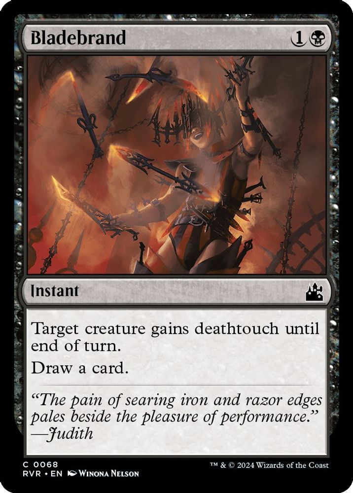 2024 Magic: The Gathering: Ravnica Remastered (RVR) - Bladebrand (#68, Common) (, Near Mint)