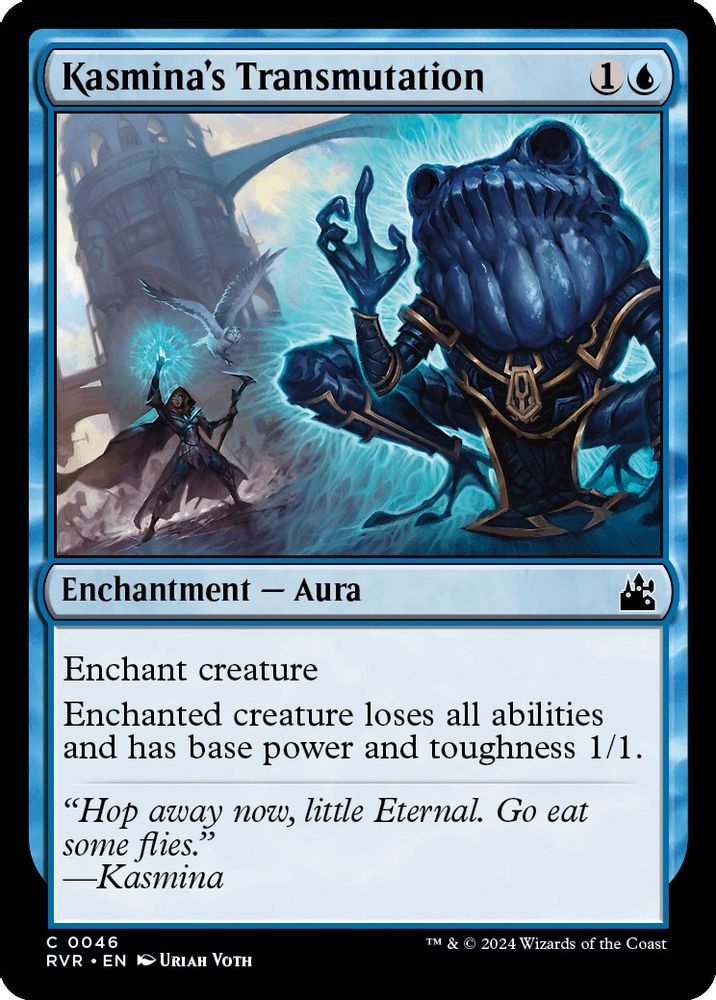 2024 Magic: The Gathering: Ravnica Remastered (RVR) - Kasminas Transmutation (#46, Common) (, Near Mint)