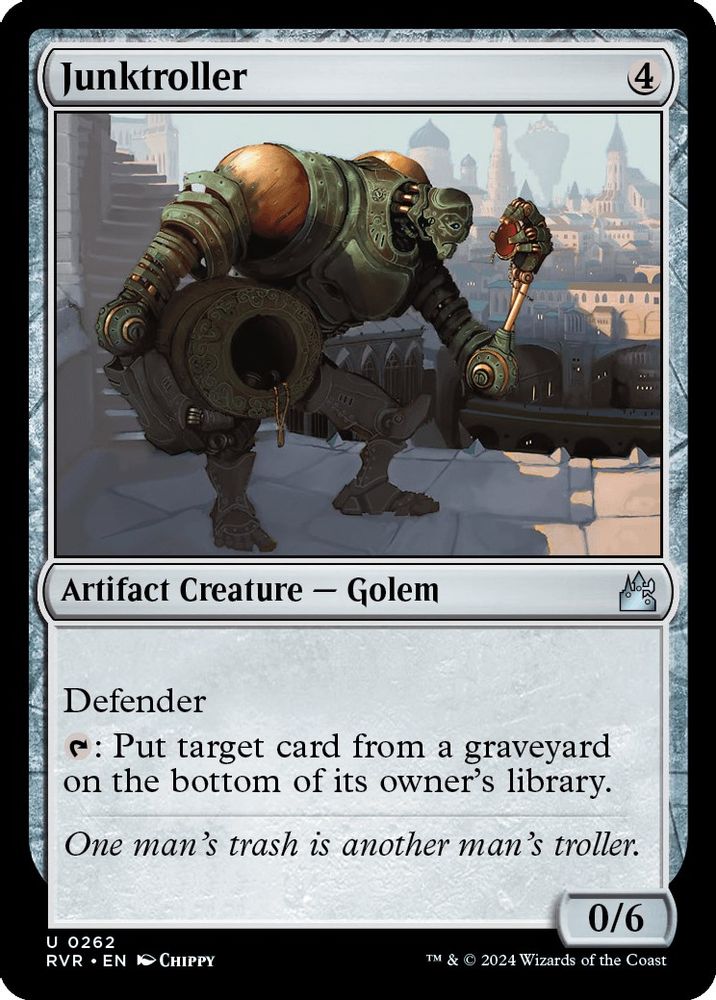 2024 Magic: The Gathering: Ravnica Remastered (RVR) - Junktroller (#262, Uncommon) (, Near Mint)