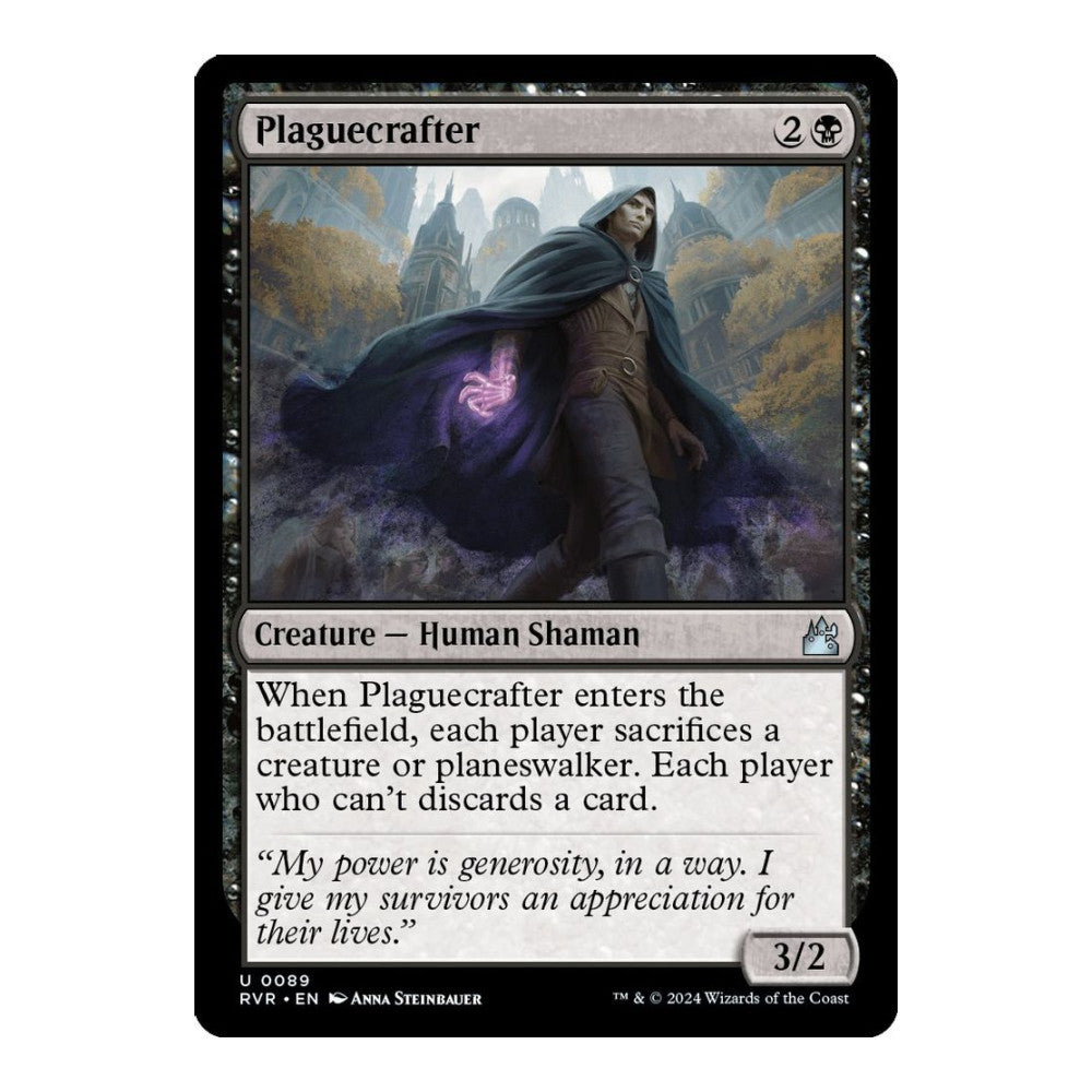 2024 Magic: The Gathering: Ravnica Remastered (RVR) - Plaguecrafter (#89, Uncommon) (Foil, Near Mint)