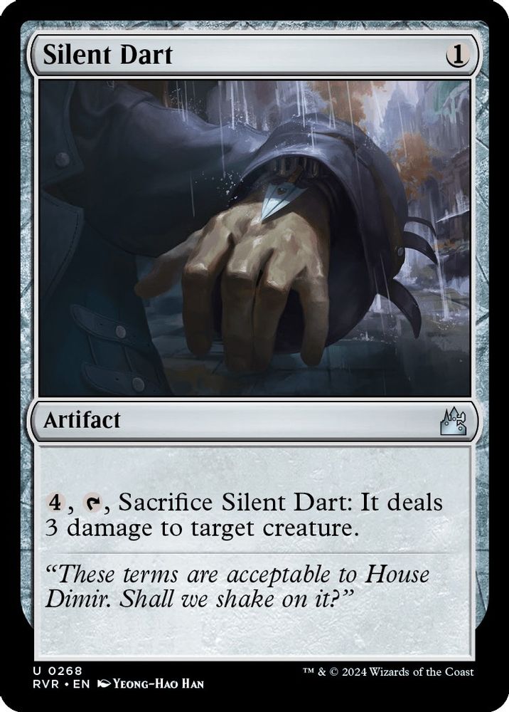 2024 Magic: The Gathering: Ravnica Remastered (RVR) - Silent Dart (#268, Uncommon) (, Near Mint)