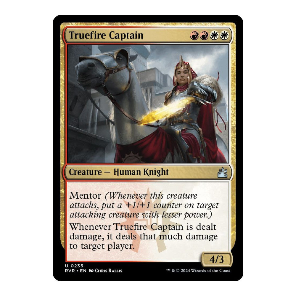 2024 Magic: The Gathering: Ravnica Remastered (RVR) - Truefire Captain (#235, Uncommon) (Foil, Near Mint)