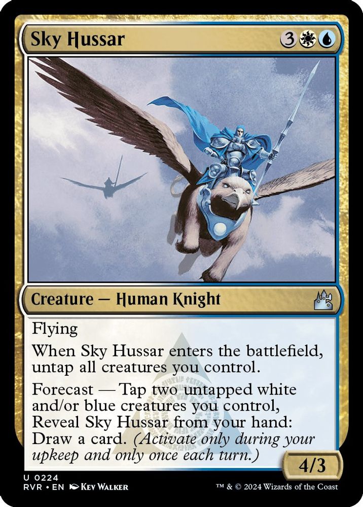 2024 Magic: The Gathering: Ravnica Remastered (RVR) - Sky Hussar (#224, Uncommon) (, Near Mint)