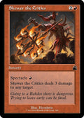 2024 Magic: The Gathering: Ravnica Remastered (RVR) - Skewer the Critics Retro Frame (#340, Common) (, Near Mint)