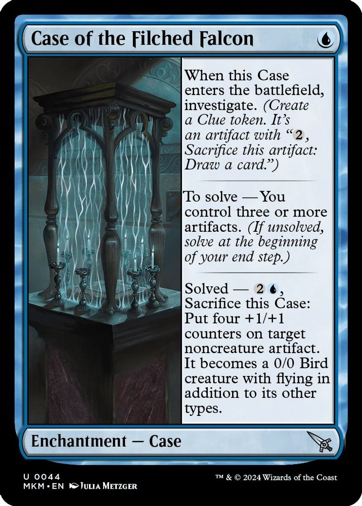 2024 Magic: The Gathering: Murders at Karlov Manor (MKM) - Case of the Filched Falcon (#44, Uncommon)