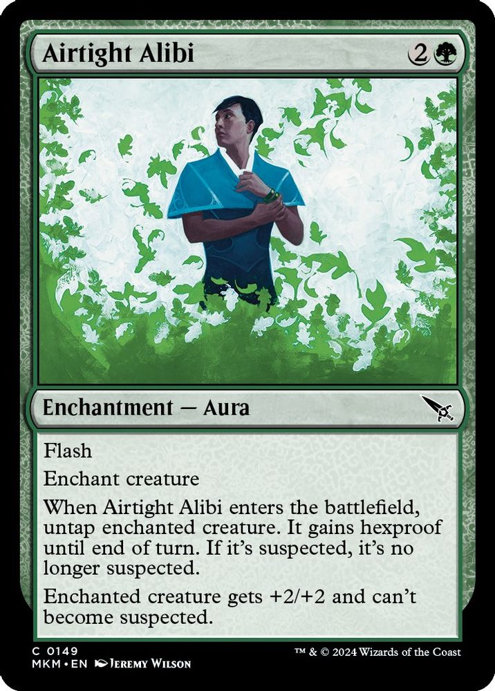 2024 Magic: The Gathering: Murders at Karlov Manor (MKM) - Airtight Alibi (#149, Common)