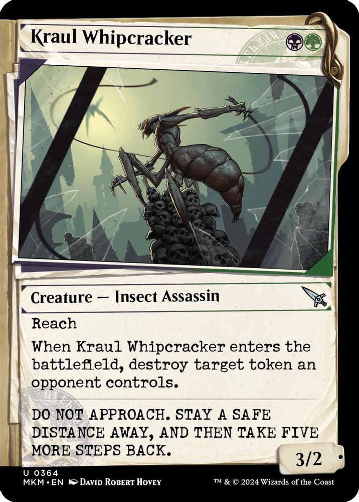 2024 Magic: The Gathering: Murders at Karlov Manor (MKM) - Kraul Whipcracker Showcase (#364, Uncommon)