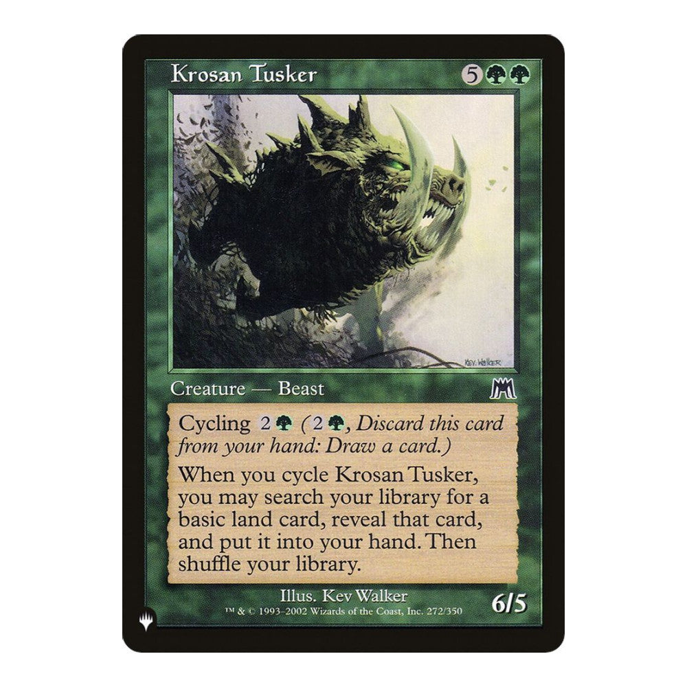 2026 Magic: The Gathering: The List Reprints (LIST) - Krosan Tusker (ONS) (#272/350, Common) (, Near Mint)