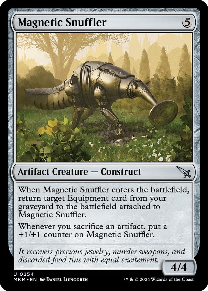 2024 Magic: The Gathering: Murders at Karlov Manor (MKM) - Magnetic Snuffler (#254, Uncommon) (, Near Mint)