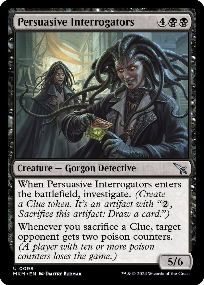 2024 Magic: The Gathering: Murders at Karlov Manor (MKM) - Persuasive Interrogators (#98, Uncommon) (, Near Mint)