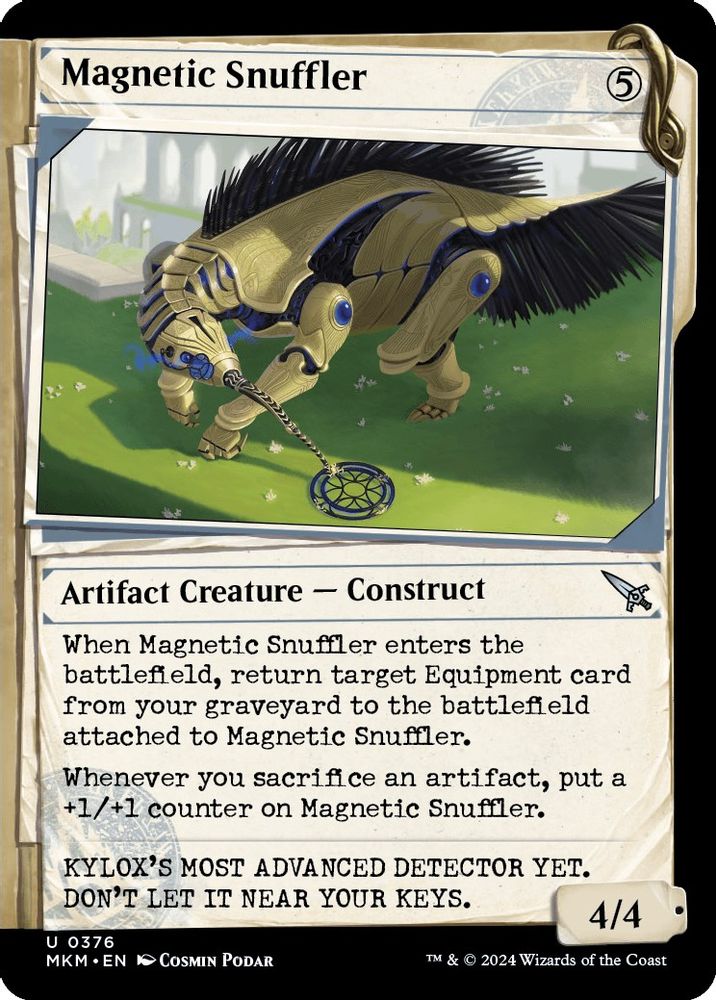 2024 Magic: The Gathering: Murders at Karlov Manor (MKM) - Magnetic Snuffler Showcase (#376, Uncommon) (, Near Mint)