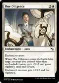 2024 Magic: The Gathering: Murders at Karlov Manor (MKM) - Due Diligence (#14, Common)