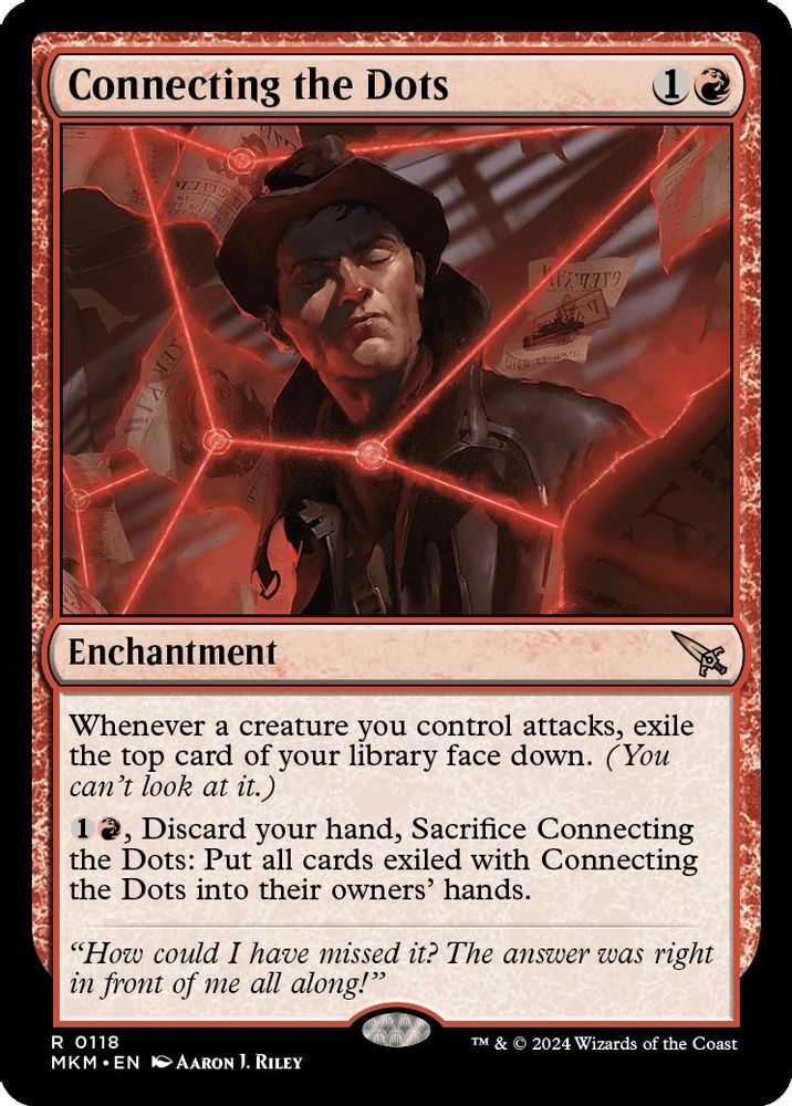 2024 Magic: The Gathering: Murders at Karlov Manor (MKM) - Connecting the Dots (#118, Rare) (, Near Mint)