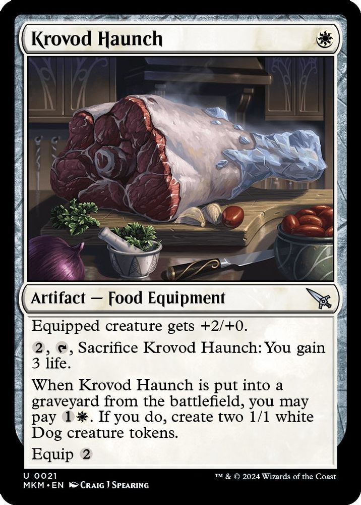 2024 Magic: The Gathering: Murders at Karlov Manor (MKM) - Krovod Haunch (#21, Uncommon) (, Near Mint)