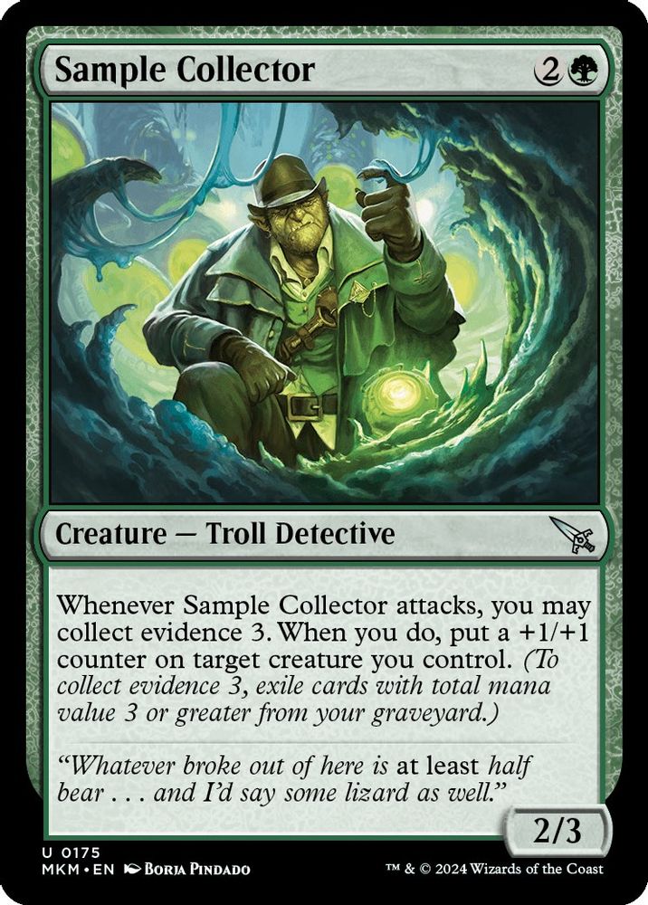 2024 Magic: The Gathering: Murders at Karlov Manor (MKM) - Sample Collector (#175, Uncommon)