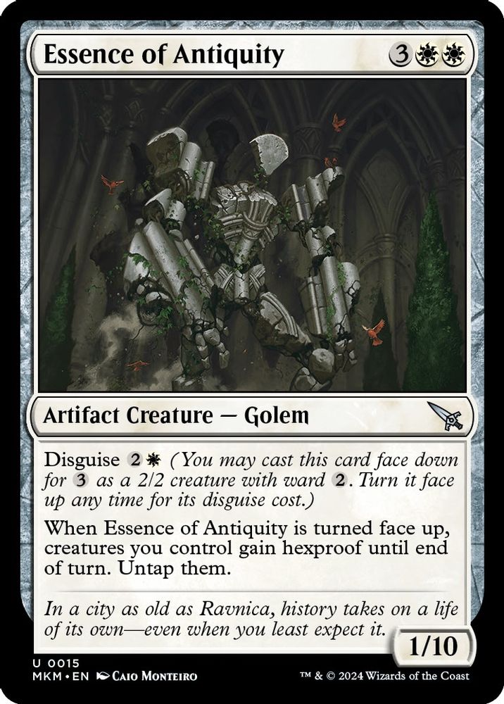 2024 Magic: The Gathering: Murders at Karlov Manor (MKM) - Essence of Antiquity (#15, Uncommon)