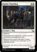 2024 Magic: The Gathering: Murders at Karlov Manor (MKM) - Karlov Watchdog (#20, Uncommon) (, Near Mint)