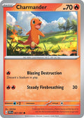 2024 Pokemon: SV: Paldean Fates (PAF) - Charmander 007 091 (#007/091, Common) (Reverse Holofoil, Near Mint)
