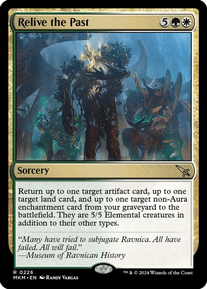 2024 Magic: The Gathering: Murders at Karlov Manor (MKM) - Relive the Past (#226, Rare)